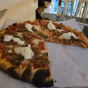 pizza, food