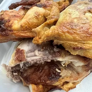 Smoked whole chicken for $12.99 weekends only