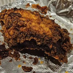 Burnt chicken fried chicken