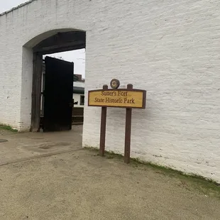 Sutter Fort Entrance
