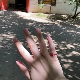 Beaded ring I bought at the gift shop $3