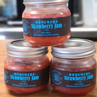 Take home some Homemade strawberry jam!