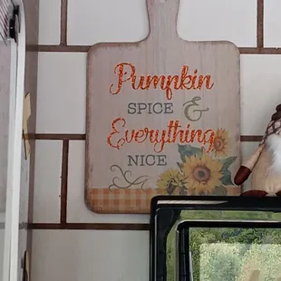 pumpkin spice everything nice