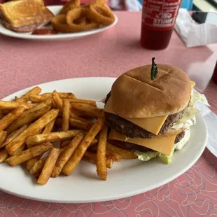 Big Freddy and fries