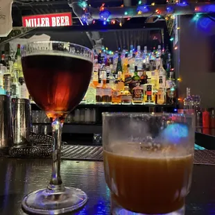 Where Eagles Dare and Vibes &amp; Stuff cocktails