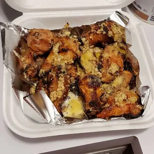 Garlic parmesan wings