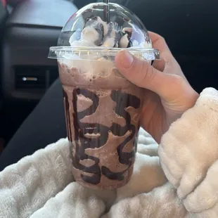 Frozen hot chocolate