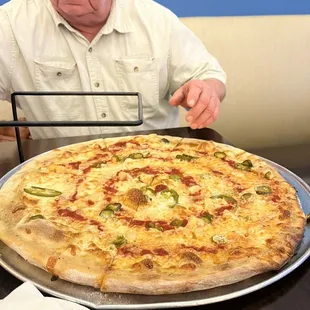 Texas Two Step with Jalapeños, Pineapple, and  Both Sauces