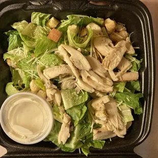 Salad with chicken