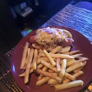 Chili dog and fries - Photo credit SSP