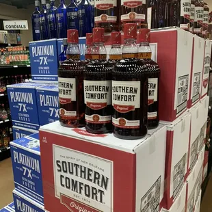 bottles of southern comfort