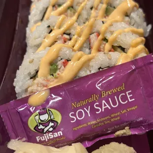 Spicy California roll