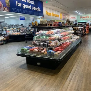 Large specialty cheese selection