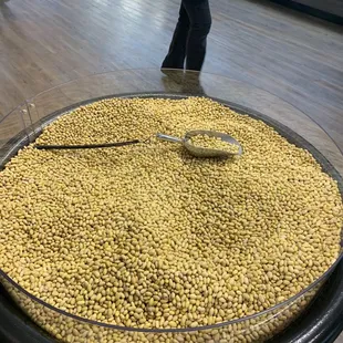 Big bin of beans