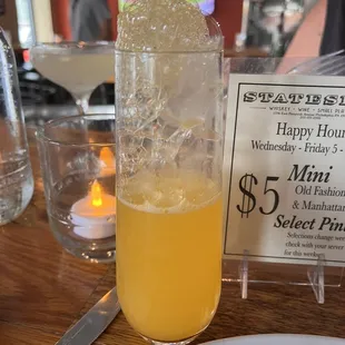 This is how the mimosa was served to me.
