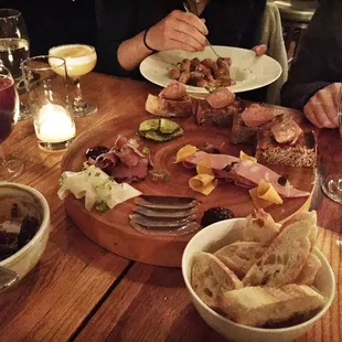 Tea time and charcuterie!