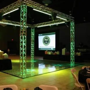 Stage and dance floors