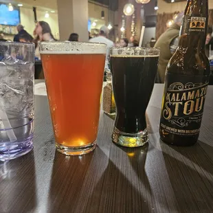 12-15 beers on tap and 2 full pages of bottles and cans.  Something for everyone. Plus, a full bar.