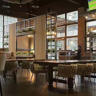 Interior of the restaurant