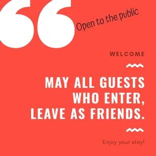 No membership required! We are open to the public! Come on in!!