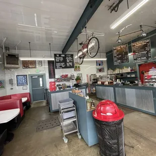 Former gas station turned cafe! Cute and great service