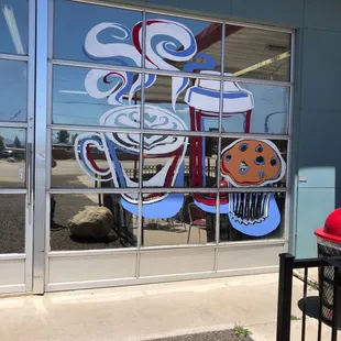 Coffee is roasted locally