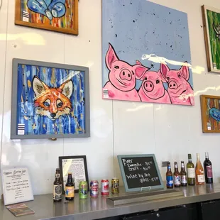 Local art, great place easy to find