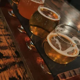 When in doubt a flight of beer is the best option.