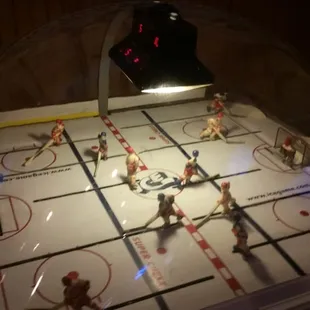 Bubble hockey!