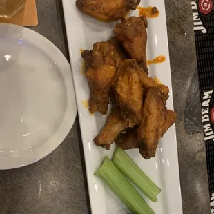 Buffalo bone in wings