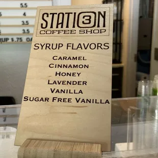 Homemade syrup flavors