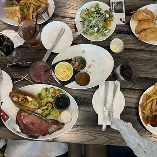 We ate like kings