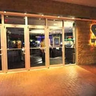 the entrance to the station