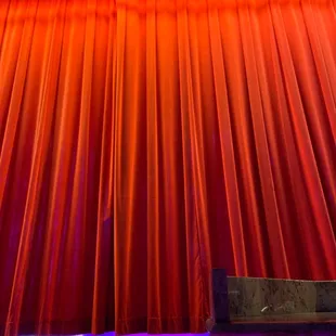 The beautiful stage awaiting the beautiful ladies!