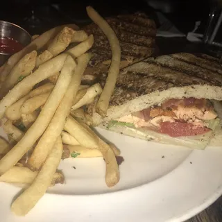 Salmon BLT Sandwich Lunch