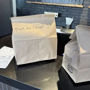 Packaging for pick up