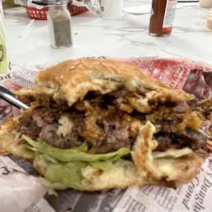 Ok, can't lie, showing the burger about half way through