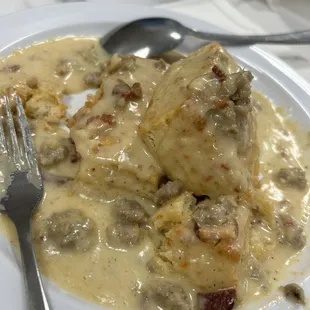 House Made Cheddar Biscuits &amp; Gravy