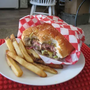 Station 49 Grill in San Andreas big burger