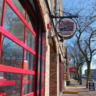 the outside of the building