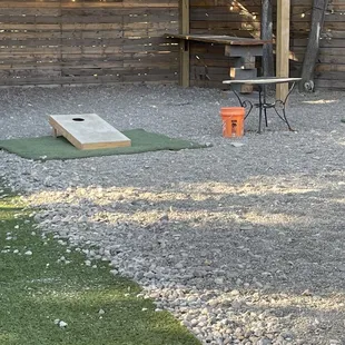 Corn hole court