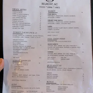 Menu.