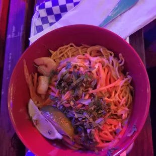 Tikka masala noodles with shrimp