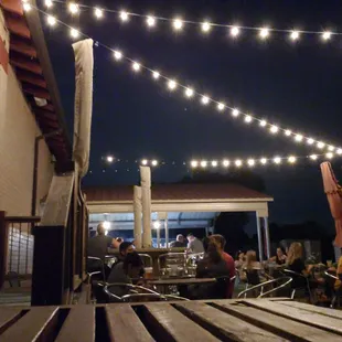 Outside seating and food service/grill