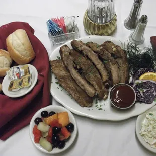 Hickory Smoked Ribs (Not BBQ) Falls off the bone