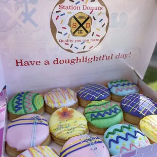 Easter donuts