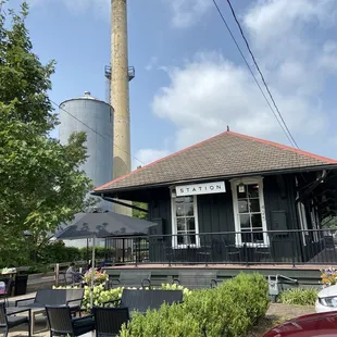 Exterior with patio.