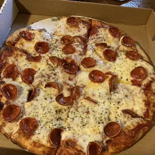 Pepperoni and Cheese Pizza!