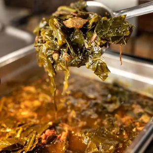 Station House BBQ Spicy Collards