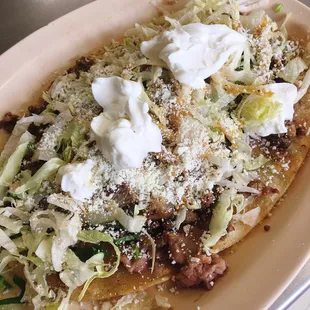 Carne asada huarache- alright